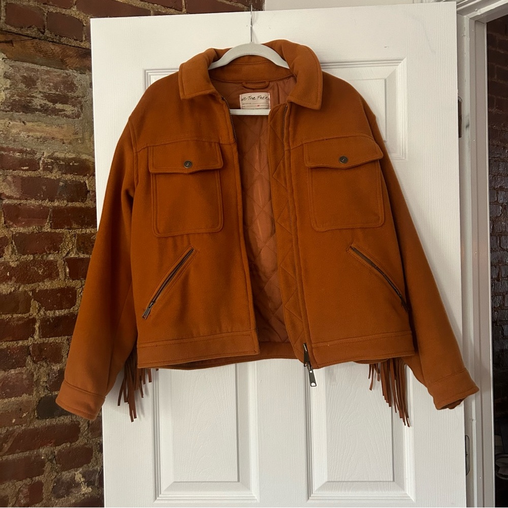 free people fringe jacket
